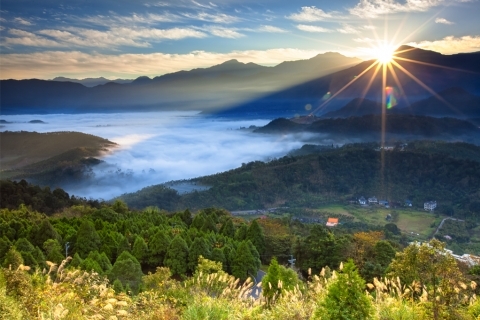 金龍山の御来光